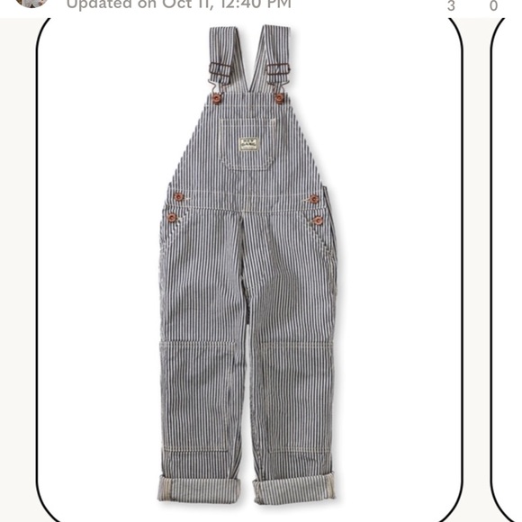 hey gang Other - Hey Gang overalls in hickory stripe
